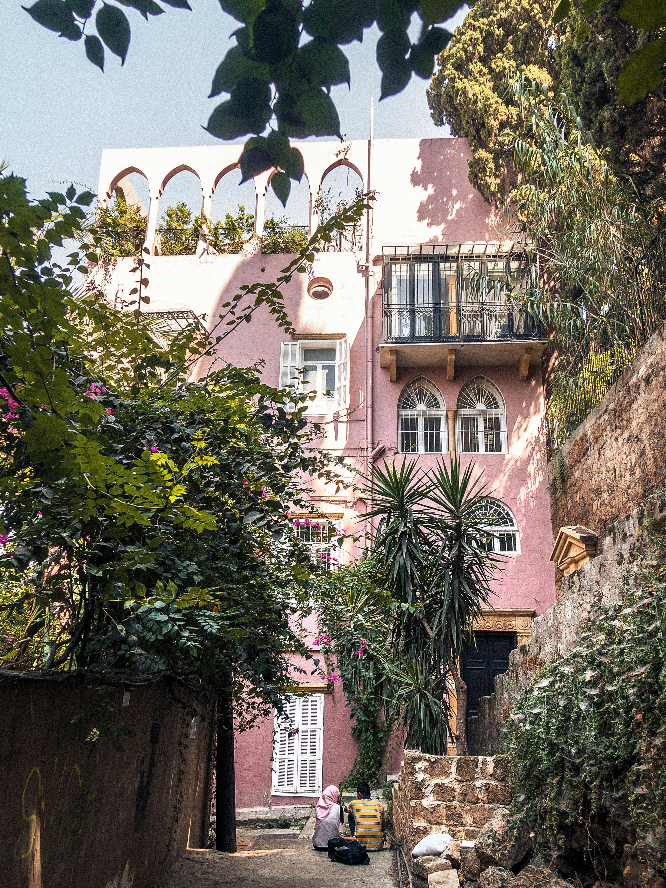 Pink Haven in the Green Oasis